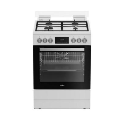 Whirlpool Cuisini�re Gaz 72l 4 Feux Blanc W6G8LCW