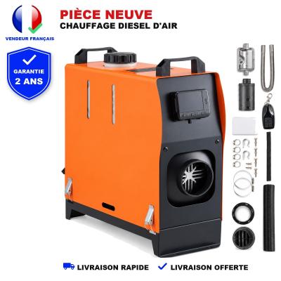 Chauffage Diesel D'Air 12V 8KW T�l�commande 1 �vent Interrupteur LCD