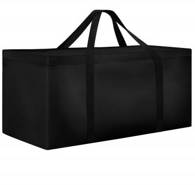 Sac Rangement Coussin Salon de Jardin Exterieur Sapin de Noel Noir 200x60x75 cm