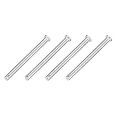 M8x100 mm Goupilles � Trou Unique de Verrouillage Acier Argent� 4 Pi�ces
