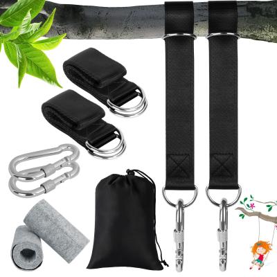 Sangle Hamac Balancoire Arbre avec Sac de Rangement 2 Mousquetons 2 Pi�ces
