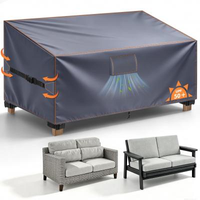 Housse Imperm�able pour Canap� de Jardin 2 Places 135 x 100 x 60-90 cm Gris
