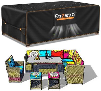 Housse Table de Jardin B�che Protection Salon Ext�rieur Mobilier Argent� Uni