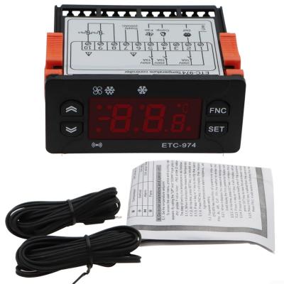 220 V Thermostat Num�rique ETC 974 avec Sonde de Temp�rature pour R�frig�rateur