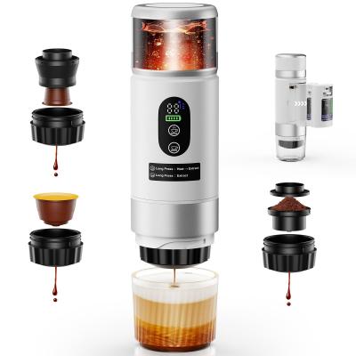 Cafeti�re Portable 3 en 1 Machine � Caf� � Capsules Expresso Blanc