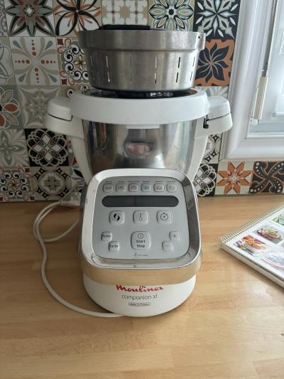 Moulinex Companion XL robot cuisine bol inox   panier vapeur