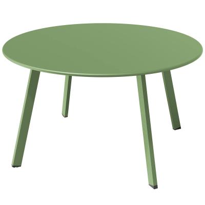 Vert Sauge Table Basse Caf� Acier de Premi�re Qualit� Poids L�ger Uni Balcon