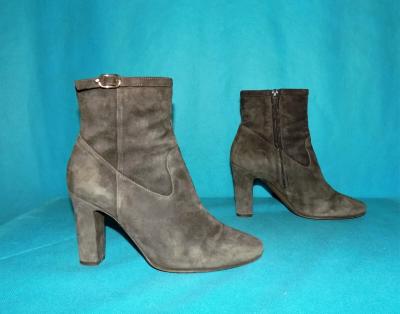 Boots L'Autre Chose in Brown Suede Leather Size 37.5 EUR