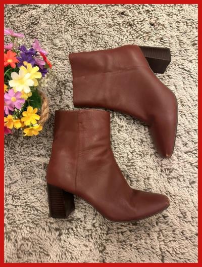 Bottines Monoprix Prenium Marron Taille 41 Femme en tr�s mauvais �tat
