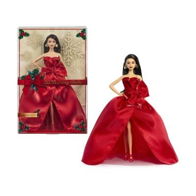Poup�e   BARBIE   Joyeuses Fetes Brune JJX68   �dition sp�ciale   Tenue premium