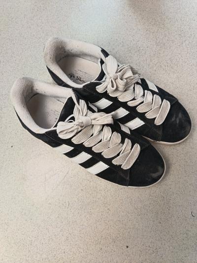 adidas Campus homme noir-blanc EU 44 US 10 semelle gomme AHQ8707