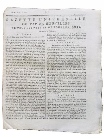 La Caud�ran Bordeaux 1792 Langoiran Alessandria Italy Bazeilles Soissons