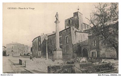 BDD P5 0432 34 CEYRAS   Place De La Vierge Postcard