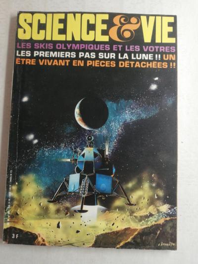 N27 Science et Vie N�605 f�v 1968 les skis olympique, premier pas sur la Lune