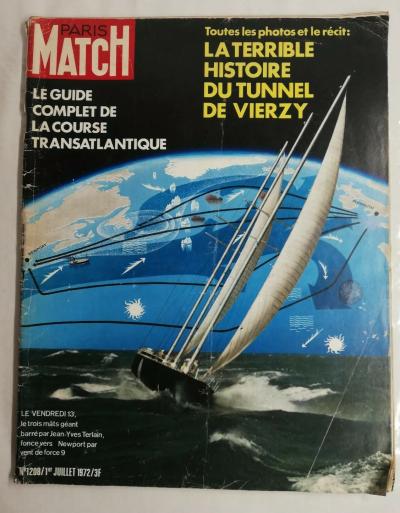 N148 Magazine Paris Match N�1208 1 juillet 1972 la course transatlantique