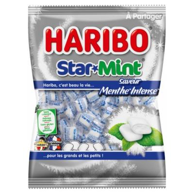 Bonbons Haribo star mint menthe intense sachet de 200 g NEUF