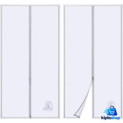 Kit calfeutrage porte climatiseur mobile 100 x 210 cm zip passage gaine 100 150