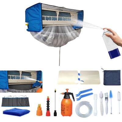 Bleu et Blanc Petit 18 Pi�ces Kit de Nettoyage pour Climatiseur Split Panneaux