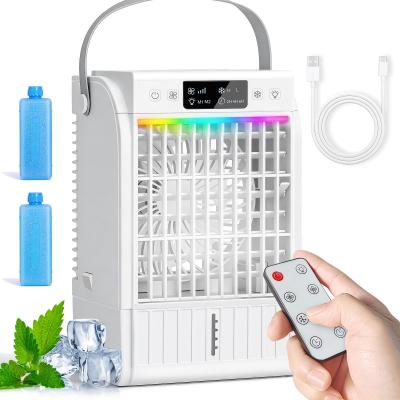 Mini Climatiseur Portable 4 en 1 Petite Clim avec T�l�commande Blanc Plastique