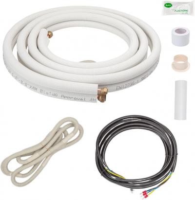 Tuyau de Cuivre Tube en Cuivre pour Climatiseur 1-4 & 3-8 Pi�ce Blanc