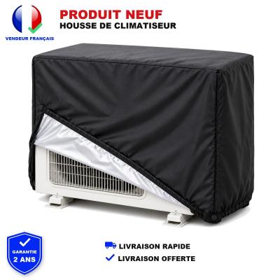 Housse Climatiseur Unit� Ext�rieure Universelle Tissu Argent� Anti UV �tanche