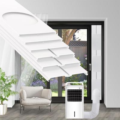 Kit Calfeutrage Climatiseur Fen�tre Mobile Blanc ABS �15 cm 43 229 cm 6 Pi�ces