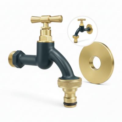 Robinet de Jardin R�sistant au Gel Anthracite Laiton