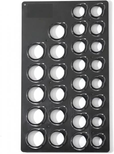 Ensemble de Jauges de Taille de Bague pour Mesurer la Taille de Vos Noir
