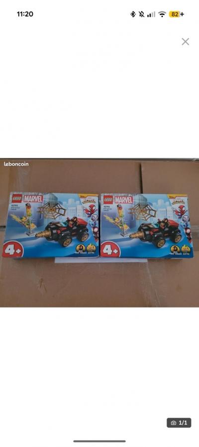 LEGO Marvel 10792 Drill Spinner Vehicle 4  Miles Morales Electro Spider Man