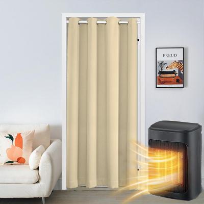 Rideau Occultant Isolant Thermique � Oeillets 132 x 198 cm Beige Polyester Uni