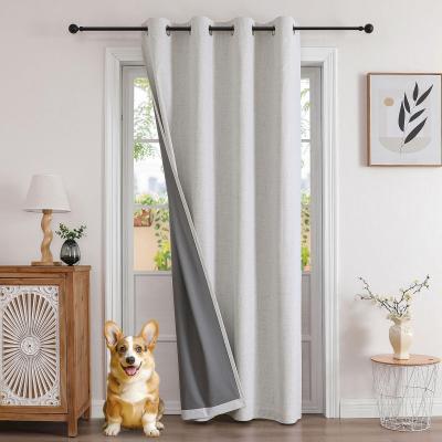 Rideau Occultant Isolant Thermique � Oeillets 132x158 cm 1 Panneau Blanc Uni