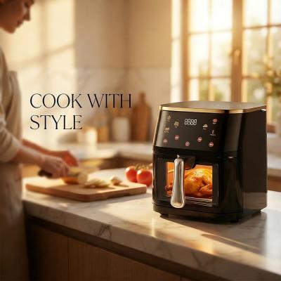 Friteuse � air chaud 12 L 1400 W �cran tactile hublot minuterie 60 min   Neuve