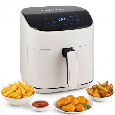 Air Fryer Sara Touch 6,5L Friteuse � Air sans Huile 1600W Blanc 8 Menus Digitaux