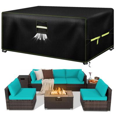 Housse Table de Jardin 600D Tissu Oxford pour Mobilier 213x132x74 cm Neutres Uni