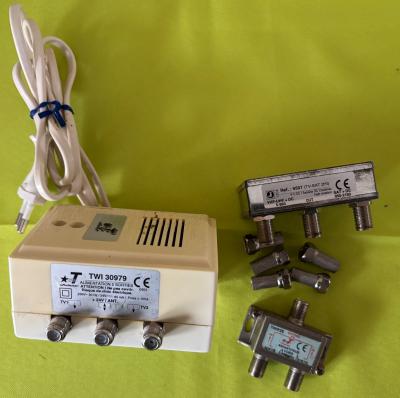 TV TNT-SAT R�partiteur Ampli Coupleur Occasion Lot