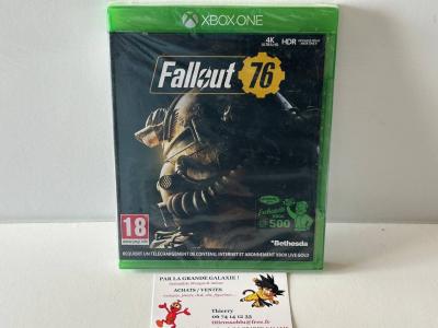 Jeu Vid�o Microsoft XBOX One Fallout 76 Bethesda 4K HDR Neuf sous Blister FPS