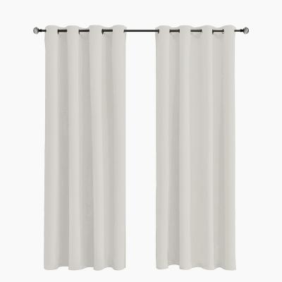 120 x 150 cm Blanc Ivoire Rideau Occultant de Chambre � Coucher Polyester Uni
