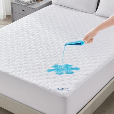 Prot�ge Matelas 140x200 cm Imperm�able Certifi� Oeko TEX Blanc Polyester