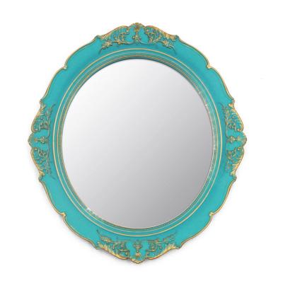 Miroir Mural D�coratif Vintage � Suspendre pour Chambre � Coucher Salon Bleu