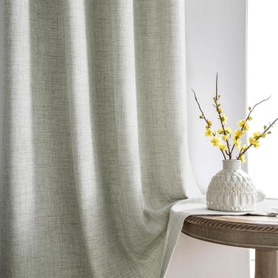 Rideaux de Fen�tre Tubes Unis pour Salon Chambre 175 x 140 cm Lot de 2 Naturel