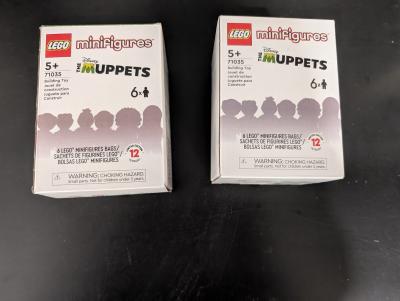 LEGO 71035 Minifigures The Muppets Sealed Box of 6 Bags Disney Retired