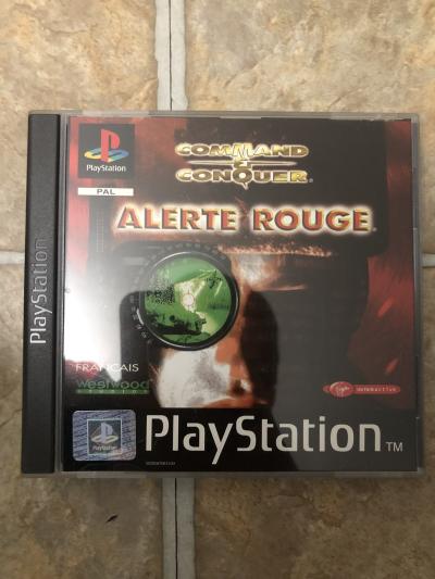 MINT Command Conquer Alerte Rouge Sony Playstation No Sega Nintendo Xbox