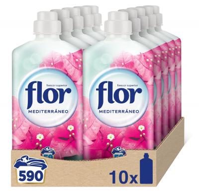 Adoucissants pour Linge Concentr� Parfum Oc�anique Jusqu'� 530 Doses Lot de 10