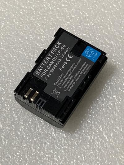 BATTERIE 2650mAh Tipo LP E6 LPE6 LP E6N Para Canon EOS 5DS, 5DS R