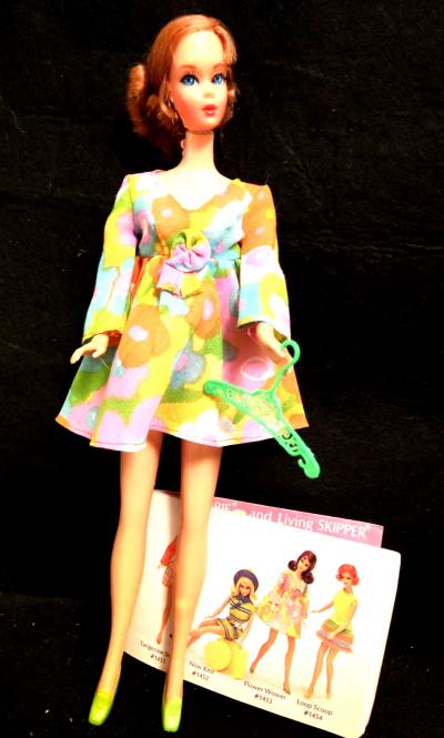 Barbie VTG tenue Flower Wower MOD ERA Mattel 1970  BE, sans poup�e