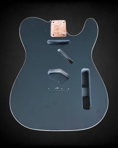 ADP Guitar Parts Tele Nitro Gloss Body, Double Binding, Alder 2P