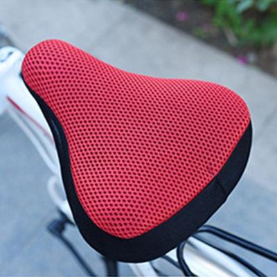 Housse de Selle de V�lo de Si�ge Rembourr�e Respirante Red Rouge Plastique