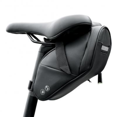 Sacoche de Selle de V�lo �tanche avec Bande R�fl�chissante 1,5 L Noir Nylon