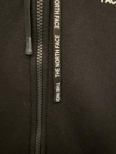 The North Face Sweat � capuche zipp� noir homme M logo poches