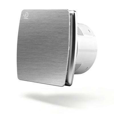 Ventilateur de Salle de Bain 100 mm avec Minuteur Plastique Argent minuterie